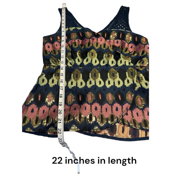 Hd In Paris Womens Sleeveless Crochet Strap Top Size S - Picture 6 of 6